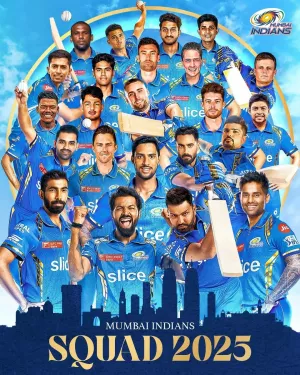 mumbai indians 25 squad